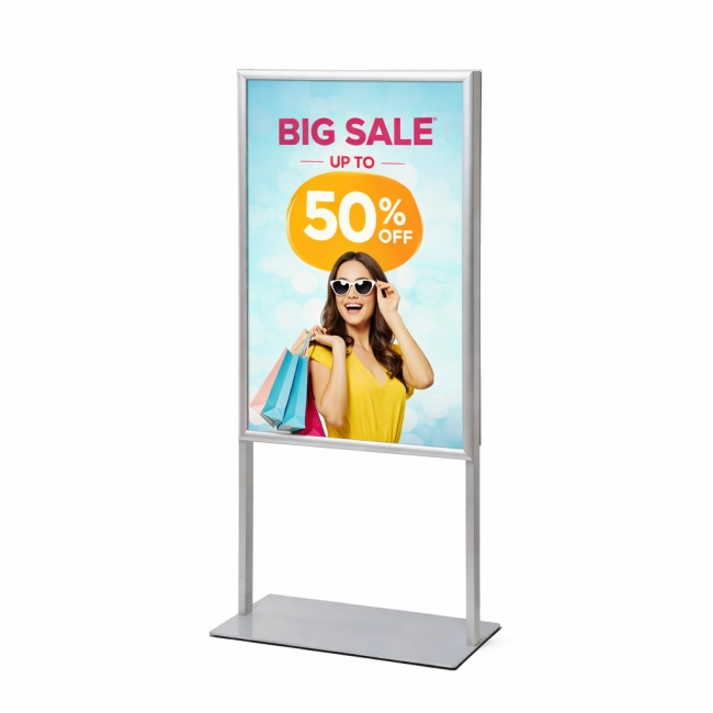 Dwustronny stojak plakatowy A1